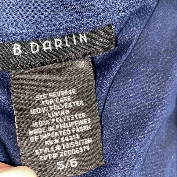 B. darlin formal maxi dress gown size 5/6 - Picture 5 of 9